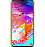 Coque en TPU couleur pour Samsung Galaxy A70 jaune