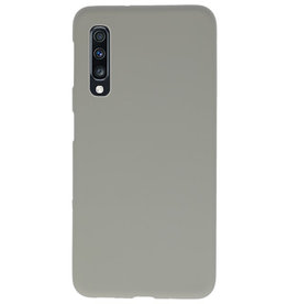 Funda TPU en color para Samsung Galaxy A70 gris.