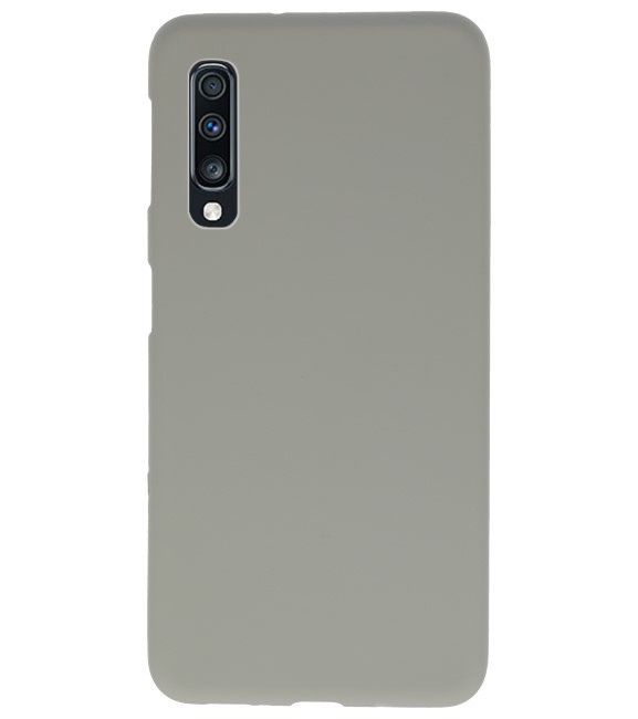 Coque en TPU couleur pour Samsung Galaxy A70 gris