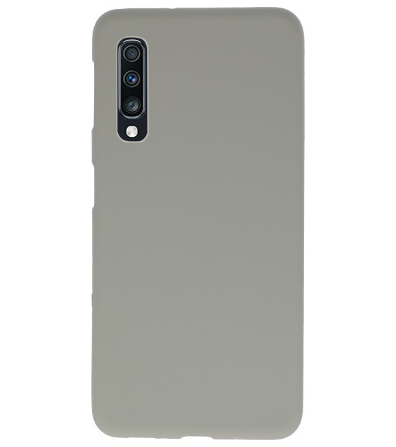 Funda TPU en color para Samsung Galaxy A70 gris.