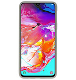Funda TPU en color para Samsung Galaxy A70 gris.