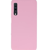 Farve TPU taske til Samsung Galaxy A70 Pink