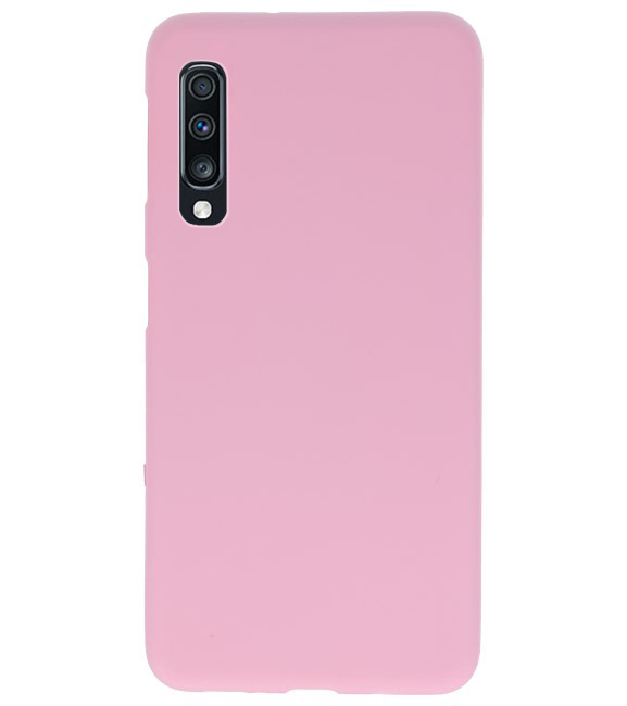 Funda TPU Color para Samsung Galaxy A70 Rosa