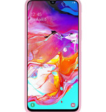 Color TPU Hoesje voor Samsung Galaxy A70 Roze