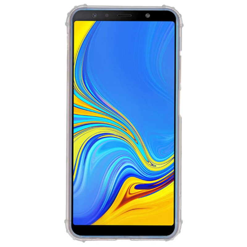 Coque en TPU transparente antichoc pour Galaxy A7 2018