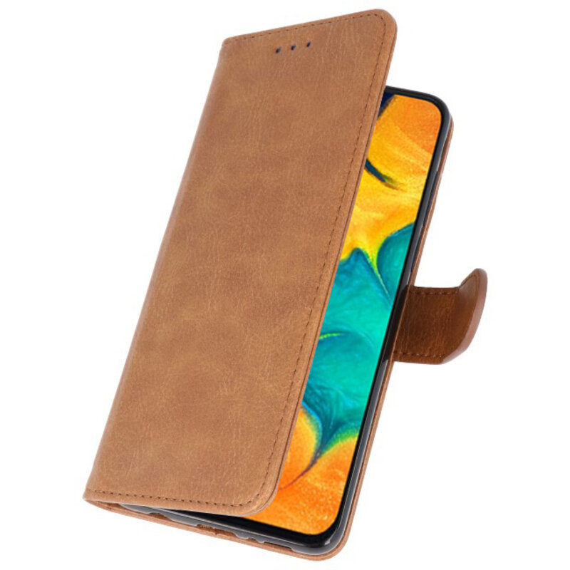 Bookstyle Wallet Cases Case for Samsung Galaxy A30 Brown