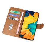 Fundas estilo billetera Bookstyle para Samsung Galaxy A30 Marrón