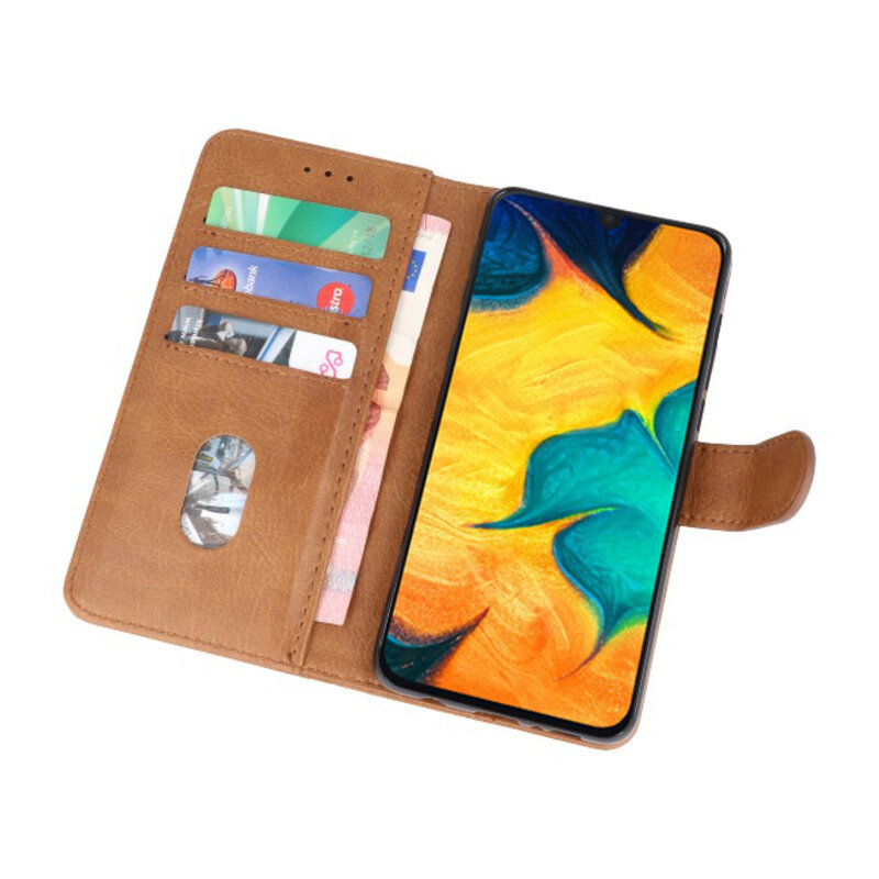 Bookstyle Wallet Cases Case for Samsung Galaxy A30 Brown