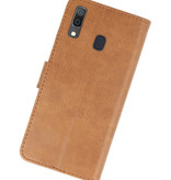 Bookstyle Wallet Cases Hülle für Samsung Galaxy A30 Braun