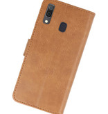 Bookstyle Wallet Taske Etui til Samsung Galaxy A30 Brown