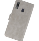 Bookstyle Wallet Taske Etui til Samsung Galaxy A30 Grey