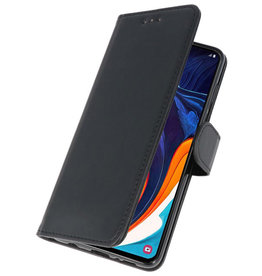 Fundas estilo billetera Bookstyle para Samsung Galaxy A60 negro