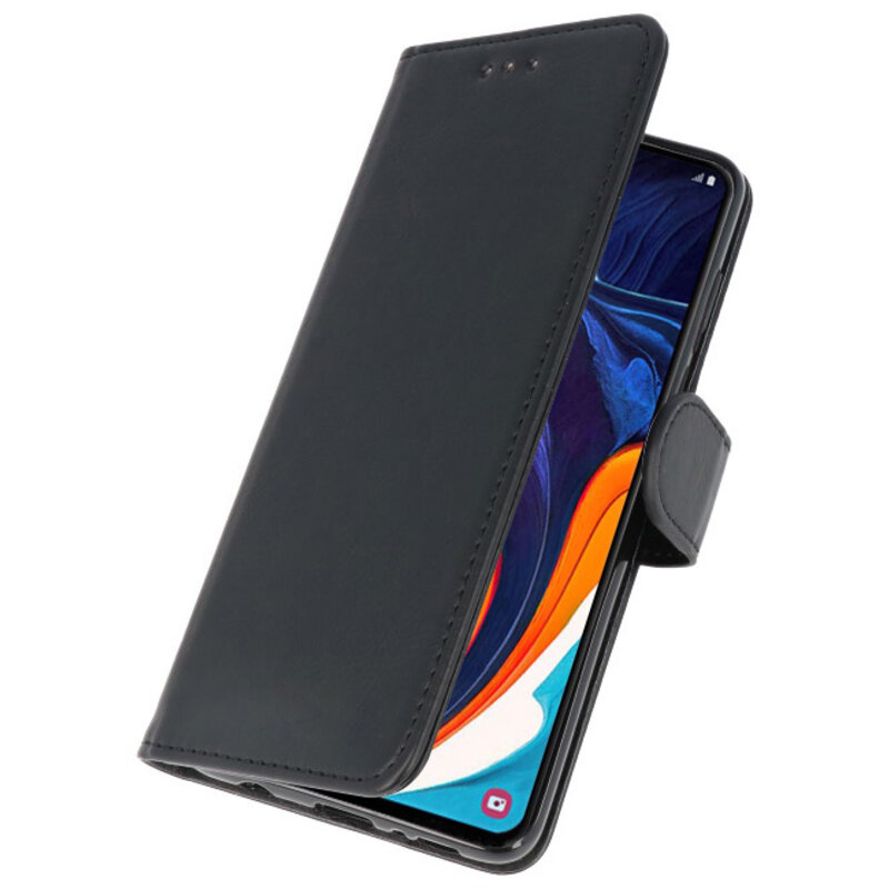 Custodia a portafoglio per Custodia per Samsung Galaxy A60 Nero