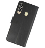 Fundas estilo billetera Bookstyle para Samsung Galaxy A60 negro