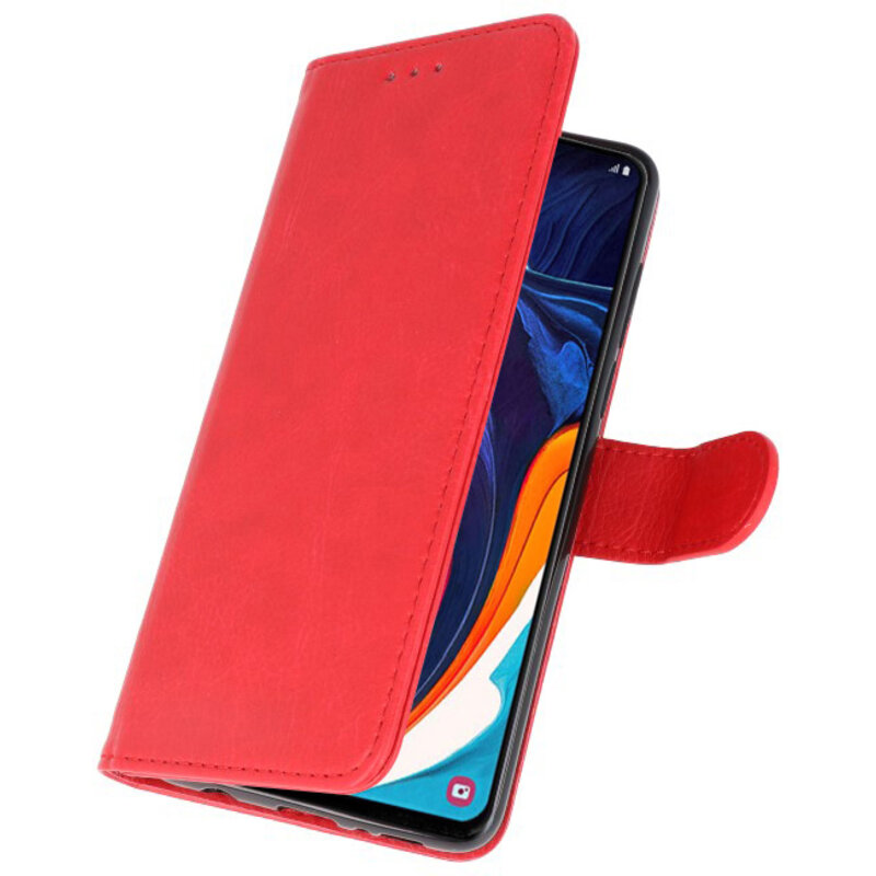 Bookstyle Wallet Cases Hülle für Samsung Galaxy A60 Red