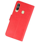 Funda Bookstyle Estuches para Samsung Galaxy A60 Rojo