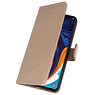 Fundas estilo billetera Bookstyle para Samsung Galaxy A60 Gold