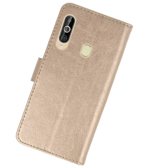 Bookstyle Wallet Cases Case for Samsung Galaxy A60 Gold