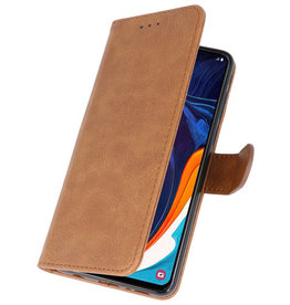 Bookstyle Wallet Taske Etui til Samsung Galaxy A60 Brown