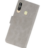 Bookstyle Wallet Taske Etui til Samsung Galaxy A60 Grey