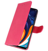 Bookstyle Wallet Cases Hülle für Samsung Galaxy A60 Pink