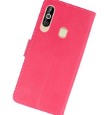 Bookstyle Wallet Taske Etui til Samsung Galaxy A60 Pink
