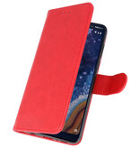 Étui portefeuille Bookstyle Case pour Nokia 9 PureView Red