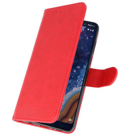 Bookstyle Wallet Cases Hoesje voor Nokia 9 PureView Rood