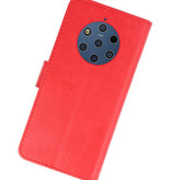 Bookstyle Wallet Taske Etui til Nokia 9 PureView Red