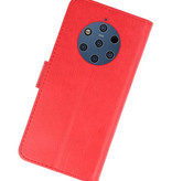 Fundas estilo billetera Bookstyle para Nokia 9 PureView rojo
