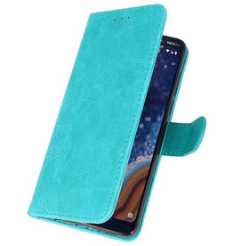 Bookstyle Wallet Cases Hoesje voor Nokia 9 PureView Groen