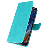 Fundas estilo billetera Bookstyle para Nokia 9 PureView verde