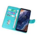Bookstyle Wallet Cases Hoesje voor Nokia 9 PureView Groen