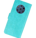 Bookstyle Wallet Cases Hoesje voor Nokia 9 PureView Groen