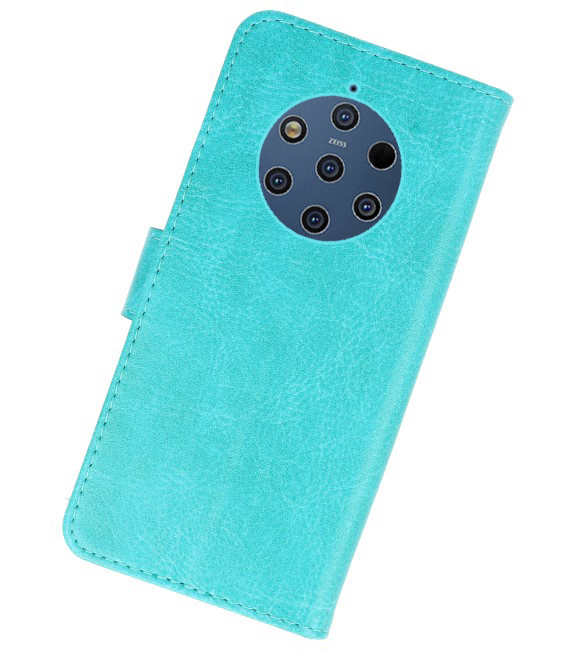 Etuis portefeuille Bookstyle Case pour Nokia 9 PureView Vert