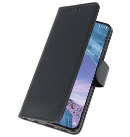 Bookstyle Wallet Cases Hoesje voor Nokia X71 Zwart