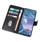 Bookstyle Wallet Cases Case for Nokia X71 Black