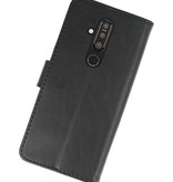 Bookstyle Wallet Cases Hülle für Nokia X71 Schwarz