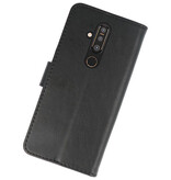 Bookstyle Wallet Cases Hülle für Nokia X71 Schwarz