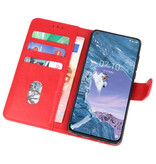 Bookstyle Wallet Cases Hülle für Nokia X71 Red