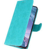 Fundas estilo billetera Bookstyle para Nokia X71 verde