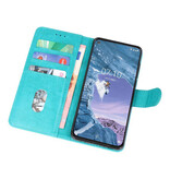 Etuis portefeuille Bookstyle Case pour Nokia X71 Vert
