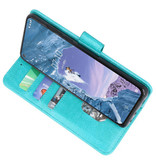 Bookstyle Wallet Cases Hoesje voor Nokia X71 Groen