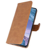 Bookstyle Wallet Cases Case for Nokia X71 Brown