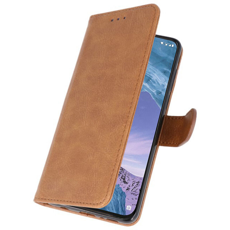 Bookstyle Wallet Cases Case for Nokia X71 Brown