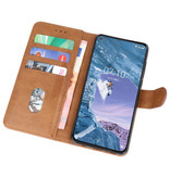 Etuis portefeuille Bookstyle Case pour Nokia X71 Brown