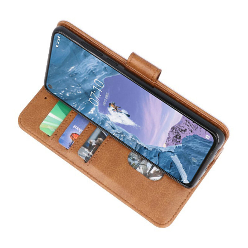 Bookstyle Wallet Cases Case for Nokia X71 Brown