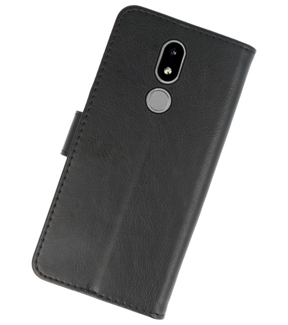 Bookstyle Wallet Cases Hülle für Nokia 3.2 Schwarz
