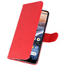 Funda Bookstyle Estuches para Nokia 3.2 Rojo