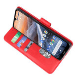 Bookstyle Wallet Cases Case for Nokia 3.2 Red